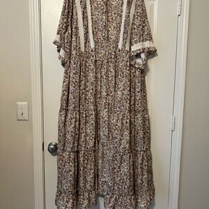 Chic Floral Women's Swim Coverup